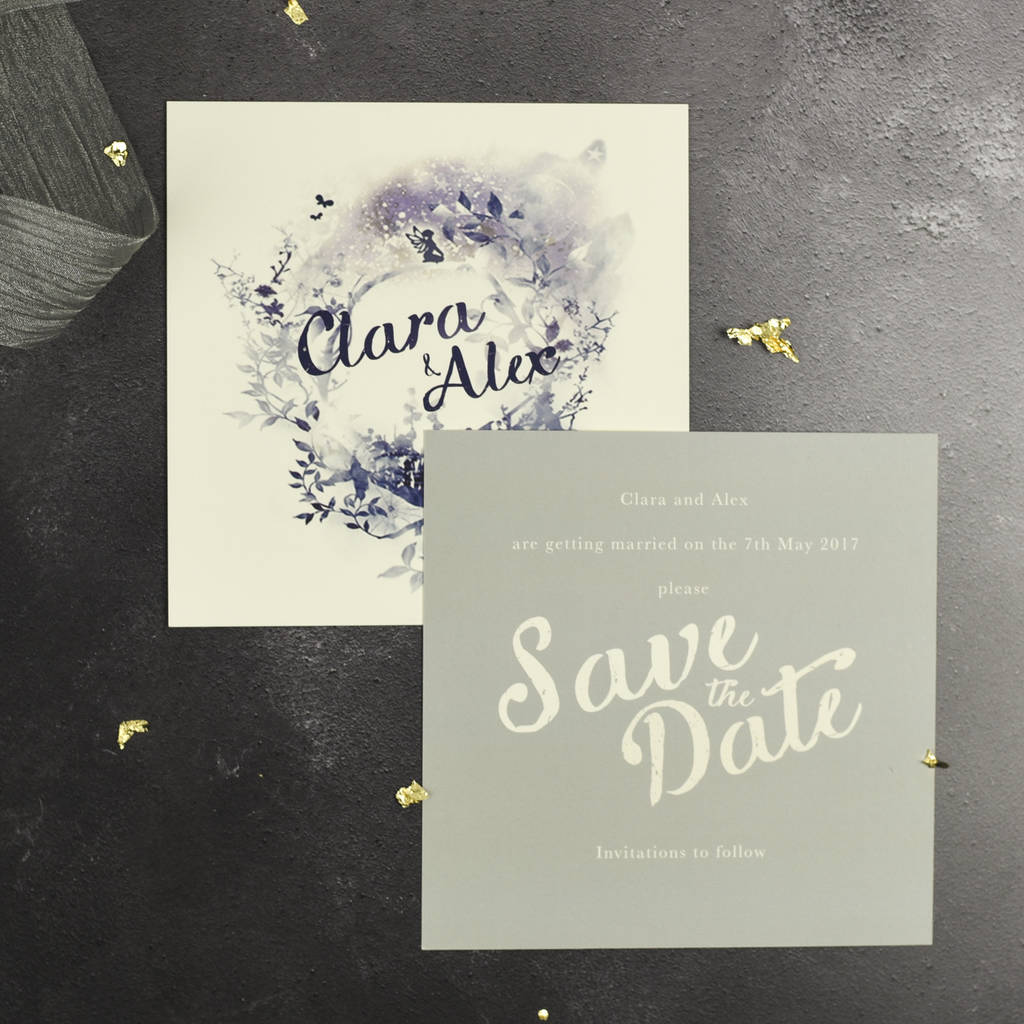 Magical Wedding Save The Date Magical Wedding Save The Date