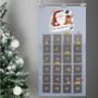 Personalised Christmas Advent Calendar, Santa, Unicorn, Penguin, Rocking Horse, Nutcracker, thumbnail 2 of 5