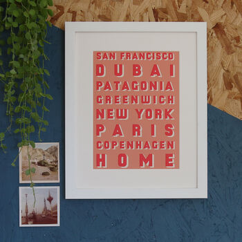 Our Favourite Places Personalised Print, 8 of 11