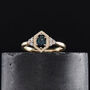 Ethically Sourced Sapphire And Diamond Engagement Ring, thumbnail 6 of 6