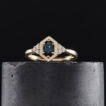 Ethically Sourced Sapphire And Diamond Engagement Ring, 6 of 6