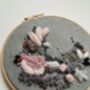Grey Linen Abstract Embroidery Kit, thumbnail 1 of 4