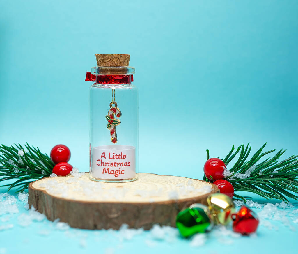 Personalised Mini Christmas Candy Cane Keepsake Gift, 1 of 3