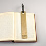 19th Anniversary Bronze Bookmark With Tassel, thumbnail 8 of 9