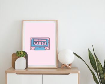 Taylor Swift Lover Inspired Cassette Print, 3 of 5