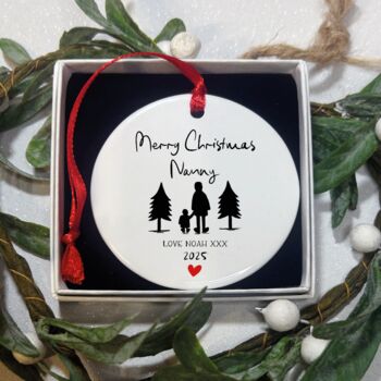 Personalised Grandma And Grandchildren Christmas Ornament, 5 of 8