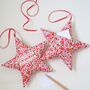 Christmas Liberty Print Star, thumbnail 1 of 3