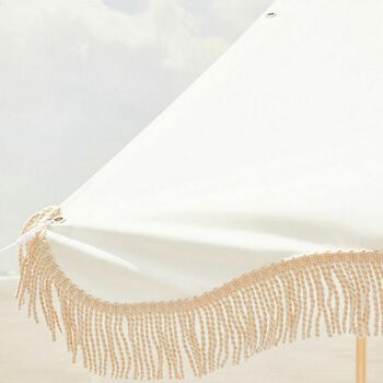 Antique White Fringed Canopy, 3 of 4