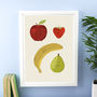 Happy Fruit Print, thumbnail 1 of 2