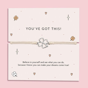 You've Got This Four Leaf Clover Bracelet, 5 of 9