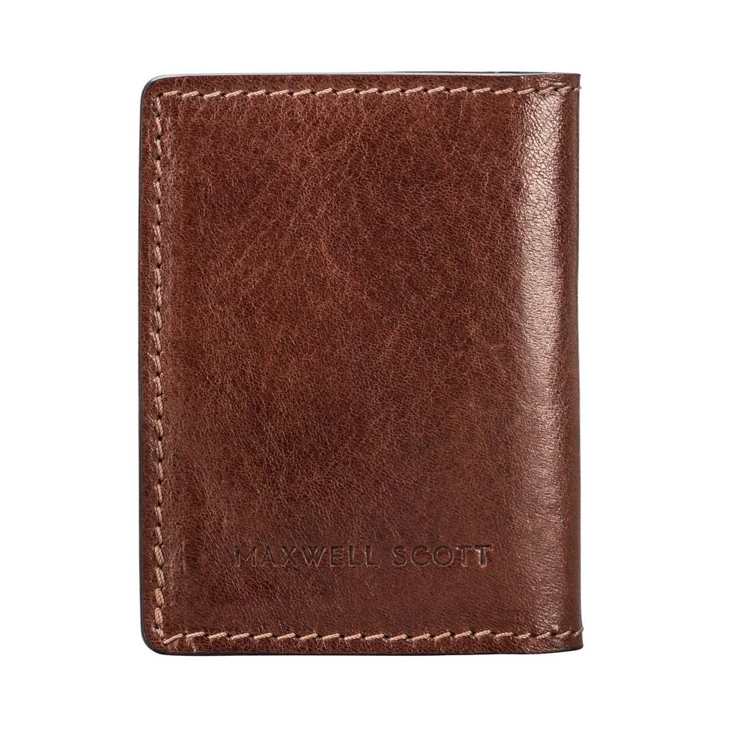 Personalised Handcrafted Leather Card Holder Wallet By Maxwell Scott ...