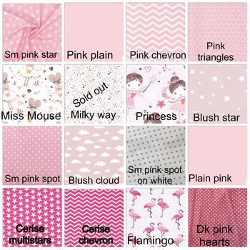 Pink And Blue Fabric Letter, 2 of 12