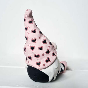 Love Gonk Handmade Scandinavian Gnome Pink, 3 of 6
