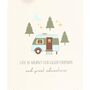 Good Friends And Great Adventures Caravan Hanging Sign, thumbnail 3 of 4