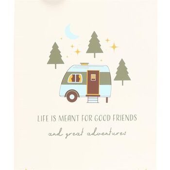 Good Friends And Great Adventures Caravan Hanging Sign, 3 of 4
