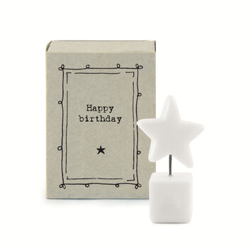 Letterbox Porcelain Happy Birthday Keepsake, 2 of 2