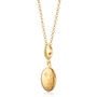 18ct Gold Celestial Locket Necklace, thumbnail 2 of 5