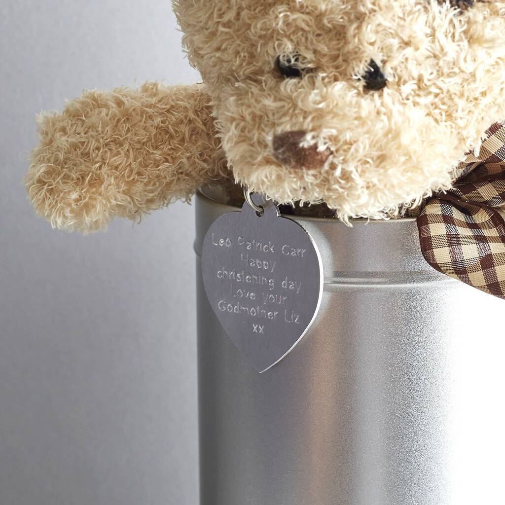 teddy bear in a tin