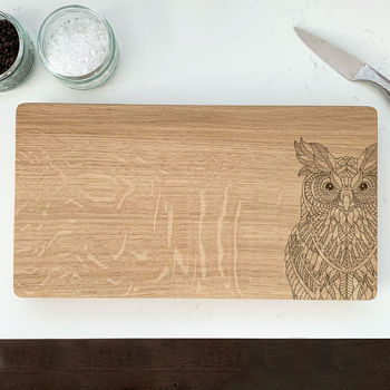 Wooden Owl Chopping Board, 2 of 5