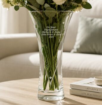 Personalised Vase With Swarovski Crystals, 2 of 8