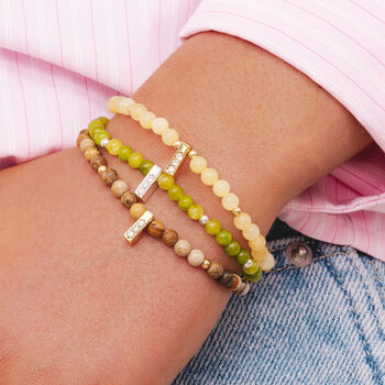 Citrine And Gold Beads Healing Crystals Bracelet Gift, 4 of 6