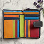 Women's Genuine Black Leather Purse Rfid Secure, thumbnail 2 of 3