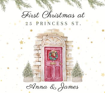 First Christmas New Home Personalised Candle Gift For Couples, Friends, Family, 8 of 9