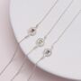 Sterling Silver Birthstone Necklace Or Bracelet, thumbnail 4 of 5