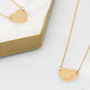 Personalised 9 Ct Gold Initial Heart Necklace, thumbnail 2 of 3
