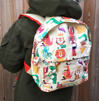 Colourful Creatures Children's Mini Backpack, 2 of 10