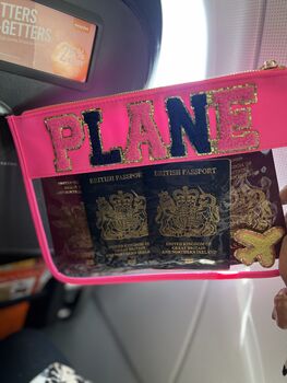 Personalised Clear/Transparent Patch Pouch, 10 of 12