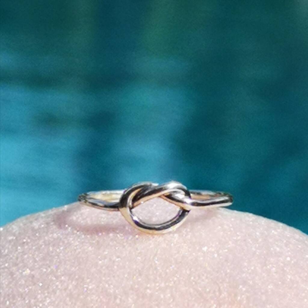 Silver Infinity Knot Ring, 1 of 9