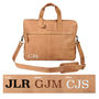 Personalised Leather Classic Holdall In Brown Or Black, thumbnail 11 of 12