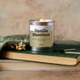 Vanilla Hazelnut Scented Wood Wick Candle Bakery Inspired Fragrance, thumbnail 3 of 7