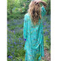 Wildflower Long Kimono Dressing Gown, thumbnail 1 of 3
