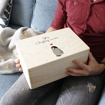 Personalised Penguin Christmas Eve Box For Children, 7 of 7