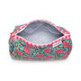 Serendipity Cotton Cosmetic Case Blue Peony, thumbnail 2 of 3