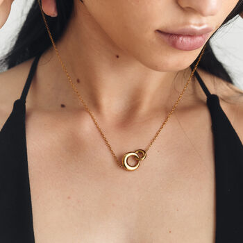 Personalised Gold Dome Link Necklace, 5 of 10