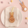 Personalised Happy Easter Bunny Decoration, thumbnail 2 of 4