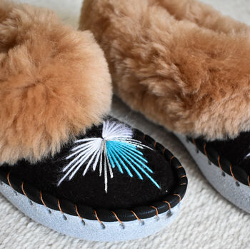 Luxury Lucky Dip Handmade Sheeepskin Slippers, 9 of 9