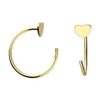 Multi Strand 18ct Gold Plated Heart Necklace, 7 of 8
