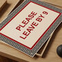 Please Leave By 9pm Print, thumbnail 4 of 5