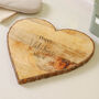 Personalised Wooden Heart Cheese Board, thumbnail 4 of 5