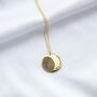 Fingerprint And Handwriting Coin Necklace, thumbnail 8 of 12