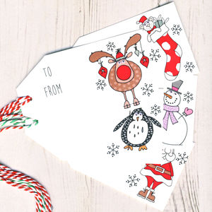 Personalised Christmas Gift Tags &amp; Labels | notonthehighstreet.com