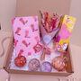 Pink Gift Hamper With Dried Flowers, thumbnail 2 of 3