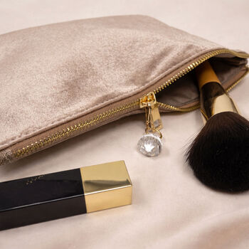 40th Birthday Gift For Her A Fabulous Velvet Feel Birthday Make Up Bag, 12 of 12