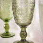 Set Of Four Fontaine Wine Goblets, thumbnail 4 of 5