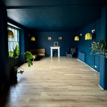 Delilah Fringed Hessian Dome Lampshade In Sunburst Yellow, 5 of 5