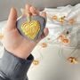 Personalised Golden Heart 50th Wedding Anniversary Gift, thumbnail 5 of 8